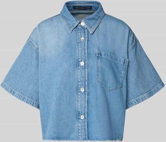 Raffaello Rossi Raffaello Rossi Relaxed Fit Hemdbluse mit Lyocell-Anteil Modell Zuri in Hellblau, Gr&ouml;&szlig;e 36