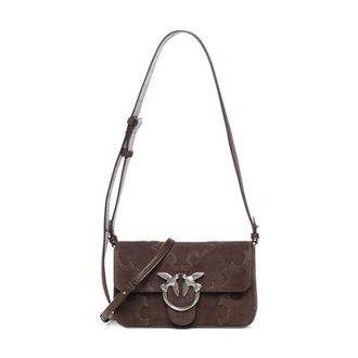 Pinko Cross Body Bags, female, Brown, Size: ONE SIZE Cross Body Bags