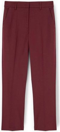 Motivi Regular fit katoen viscose mix pantalon - Dames - Vrijetijds broeken - Rood - XS - Katoen - Broeken