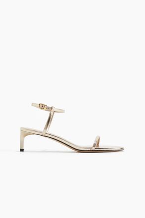 H&M Sandaletten mit Absatz - Goldfarben