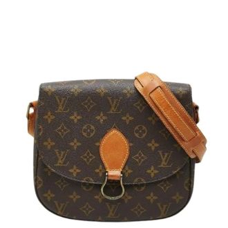 Louis Vuitton Pre-owned Cross Body Bags, female, Brown, Size: ONE SIZE Pre-owned Saint Cloud GM Monogram Shoulder Bag