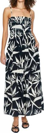 Pistola Denim Bianca Dress In Birds Of Paradise
