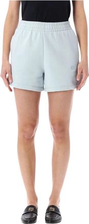 Anine Bing Kam Shorts - Dames - Bermuda - Blauw - S - Katoen - Korte Broeken