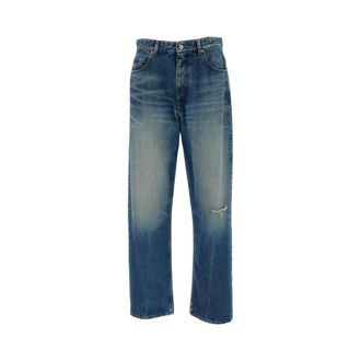 Maison Margiela Loose-fit Jeans, male, Blue, Size: W30 Loose-fit Jeans
