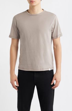 Merz b. Schwanen PIMATEE01 Organic Cotton Tee in Faded Grain at Nordstrom, Size Xx-Large