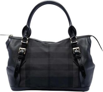 Burberry Pre-owned Handbags, female, Black, Size: ONE SIZE Pre-owned The Ellers Handbag