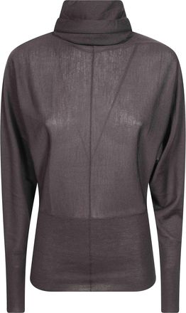 SOEUR Lindsay Lightweight Semi-Sheer Turtleneck