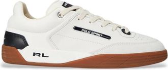 Polo Ralph Lauren PS 150 Logo Sneakers - Heren - Sneakers - Wit - 46 EU - Leer - Schoenen