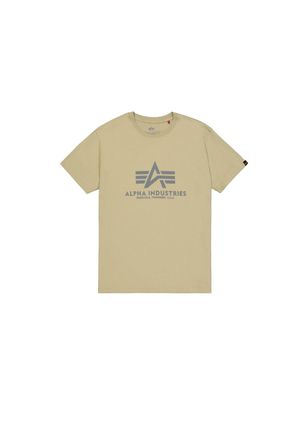 Alpha Industries T-Shirt ALPHA INDUSTRIES Basic T-Shirt BL, Herren, Gr. XS, gr&uuml;n (light olive), Obermaterial: 100% Baumwolle, Shirts T-Shirt