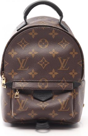 Louis Vuitton Black Brown Monogram Monogram Backpack (Pre-Owned)