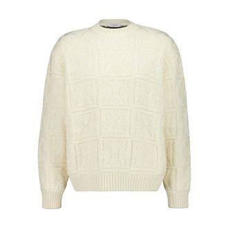 Off-white Heren, Truien, Beige, Maat: M Wol