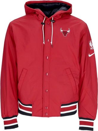 Nike City Edition Full Snap Jacket - Heren - Trainingsjackets - Rood - XL - Polyester - Fitness