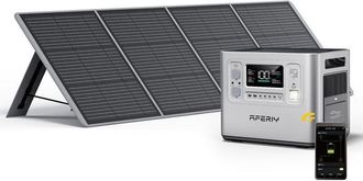 OEM Generador Solar Port&aacute;til - Aferiy - 2048wh - 2400w - Panel Plegable 200w - Ups, Control A Trav&eacute;s De La Aplicaci&oacute;n