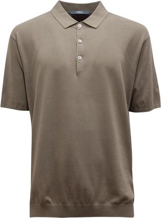 People of Shibuya Nito C16 Knitted Shirt - Heren - Polos - Groen - 3XL - Tops