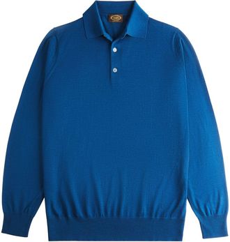 Tod's T15 wool polo shirt - men - Merino - XXXL - Blue