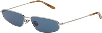 Retro Superfuture ISEDRA GRAFFIATO NAR Mens Sunglasses Silver Size 59