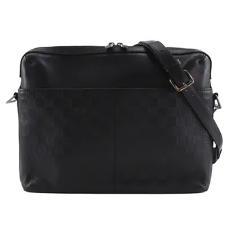 Louis Vuitton Black Galle Onyx Damier Infini Shoulder Bag (Pre-Owned)