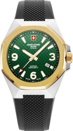 Swiss Alpine Military Herren Horloge 42 mm Avenger 7005.1117 - Heren - Horloges - Geel - ONE Size - Accessoires