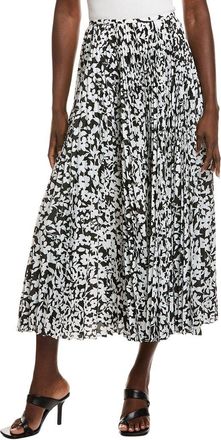 Michael Kors Floral Poplin Skirt