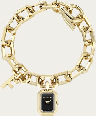Ferragamo Women Ferragamo Charm Watch Black