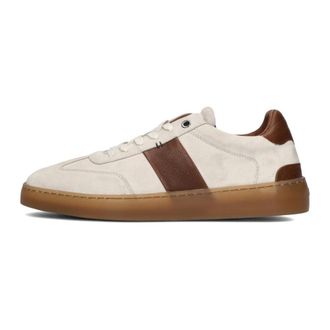 Greve Schoenen, Heren, Beige, 47 EU, Su&egrave;de, Stijlvolle heren Wave sneakers