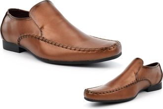 Generic Mens Slip On Shoes Size 6 Boys Shoes Size 6 Slip On Shoe Mens Work Shoe Loafer Loafers Work Comfort Formal Sizes 6-12 Brown 12 UK