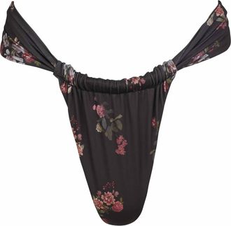 SOAH Womens Karma Bikini Bottoms In Midnight Roses