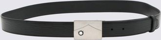 Montblanc Black Leather Belt