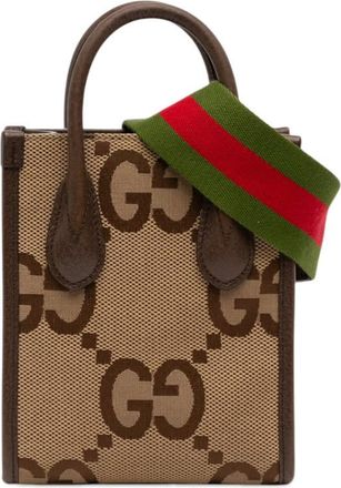 Gucci Pre-owned Gucci Mini Jumbo GG Canvas Web Satchel Ladies P07GGZLWQ1C4DMBY