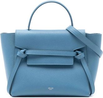 Celine Pre-owned Handbags, female, Blue, Size: ONE SIZE Pre-owned Top Handle Handbag