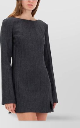 Our Legacy long sleeve dress scoop back design