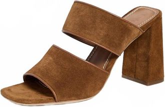 Staud Womens Skylar Heel Sandals In Tan