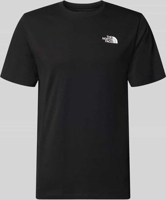 The North Face Regular Fit T-Shirt aus Baumwoll-Mix Modell VERTICAL in Black, Gr&ouml;&szlig;e XXL