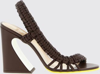 Fendi Sandalo Arco Fendi in pelle intrecciata