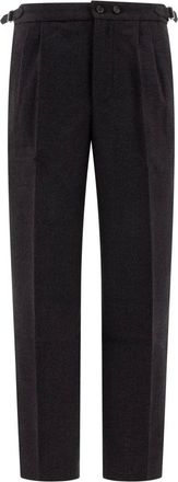 Bode Heren, Broeken, Zwart, Maat: W31 Wol