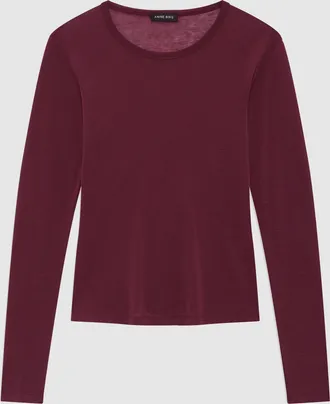 Anine Bing Tee Shirt Sylvie Fig