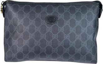 Gucci Pre-owned Clutch Bag - unisex - Vintage Clutch - Zwart - ONE Size - Vintage