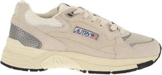 Autry Hyperway Low - Dames - Sneakers - Beige - 38 EU - Katoen - Schoenen