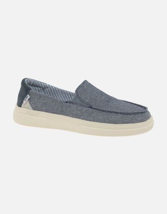 Walk In Pitas Walk In Pitas Womens Jara Slip On Womens Canvas Shoes - Grey - Size: 7