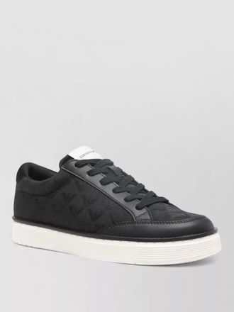 Emporio Armani low top sneakers round toe rubber sole