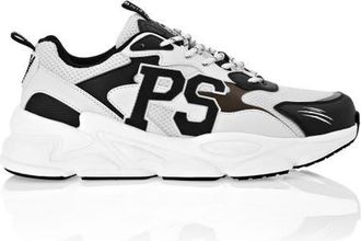 Plein Sport Lo-Top Sneakers Unisex in White/greenfluo at Nordstrom, Size 47