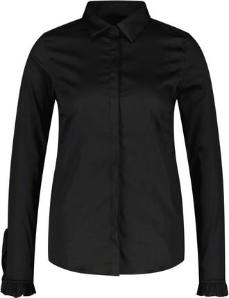 Mos Mosh MMMattie Flip Shirt - Dames - Overhemden - Zwart - L - Overhemden