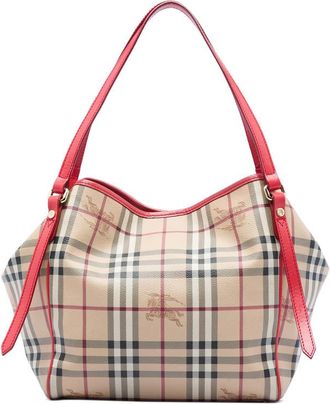 Burberry Pre-owned Burberry Small Haymarket Check Coated Canvas Canterbury Tote Ladies 0SSFOQLNS4PGP5W5