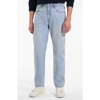 Lands End Rigid Comfort Waist Classic Fit Jean in Light Northshore Wash at Nordstrom, Size 33 X 34