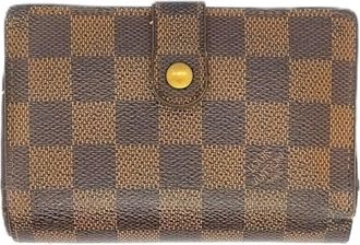 Louis Vuitton Brown Ebene Damier Canvas Wallet (Bi-Fold) (Pre-Owned)
