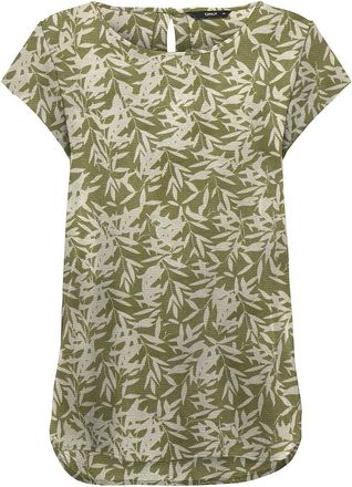 Only Bedrukte blouse met korte mouwen