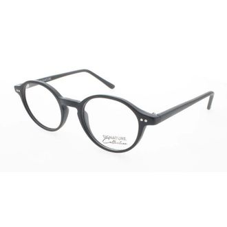 Signature Ladies Black Rectangular Eyeglass Frames S7010MatteBlack46