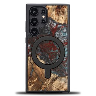 OEM Funda Bewood Unique Para Samsung Galaxy S24 Ultra - Planetas - Plut&oacute;n Con Magsafe