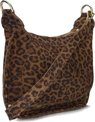 Notre-V Monica Schoudertas - Dames - Schoudertassen - Bruin - ONE Size - Tassen