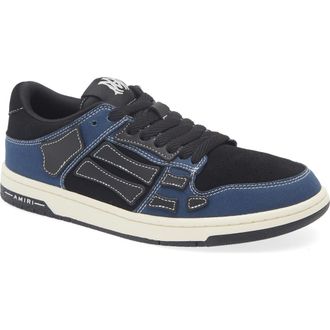 Amiri Skeleton Low Top Sneaker in Navy at Nordstrom, Size 13Us